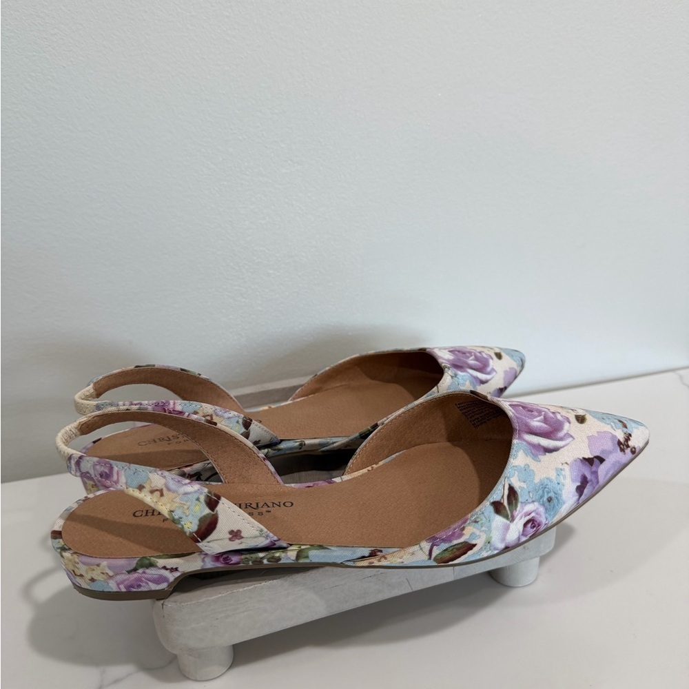 CHRISTIAN SIRIANO for Payless Women's Size 7.5 Flat Shoes Betty Floral - Picture 6 of 8